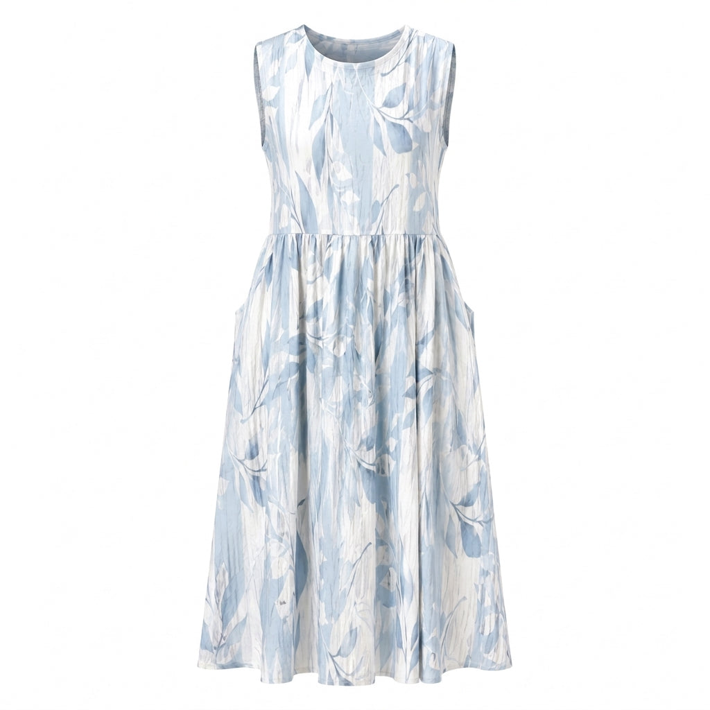 Pilar | Vestido floral sin mangas