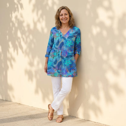 Julia | Blusa larga con escote en V