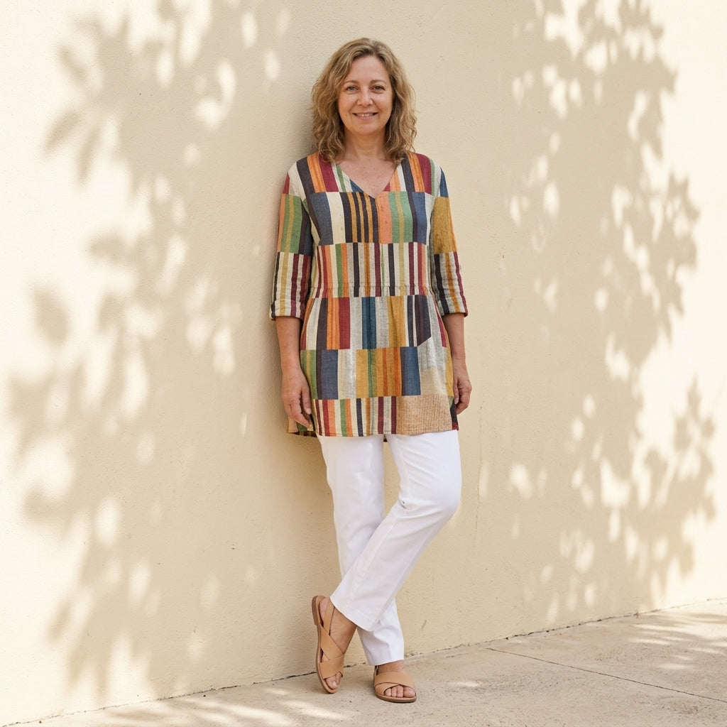 Aurora | Blusa larga con escote en V